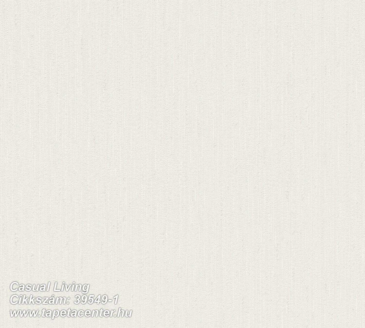 Egyszínű,textil hatású,fehér,illesztés mentes,lemosható,vlies tapéta 